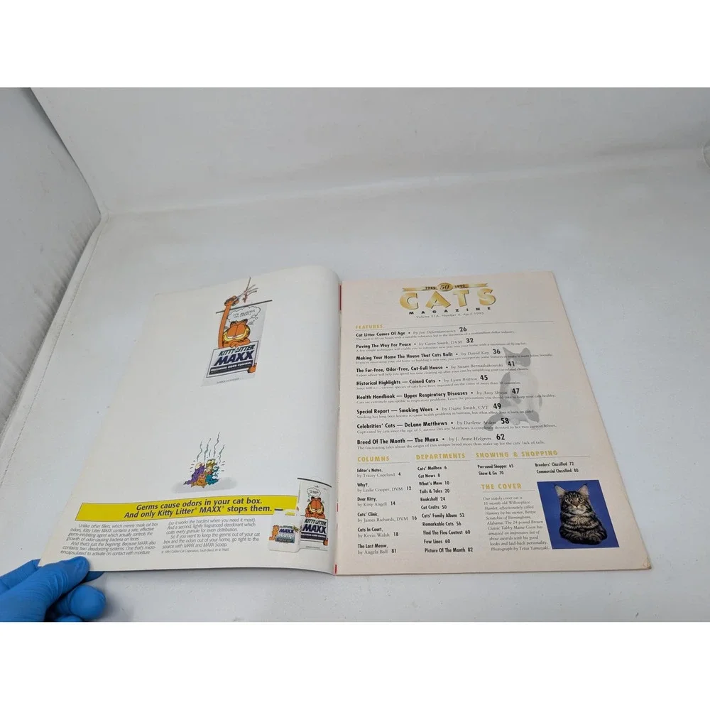 Cats‎ Magazine April 1995 DeLane Matthews Vintage 1990s 90s 50h Anniversary